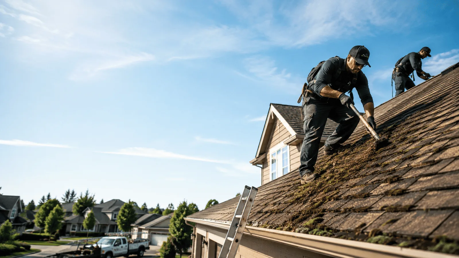 Roof Moss Removal in Fredericksburg, TX near me